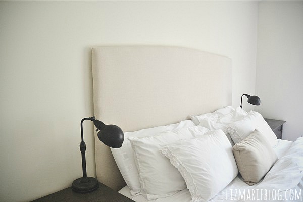DIY Simple Upholstered headboard with video tutorial - 61833.showitstaging.com 