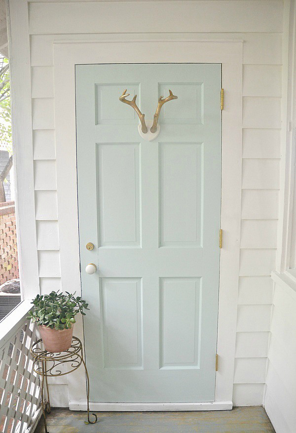 Mint door makeover