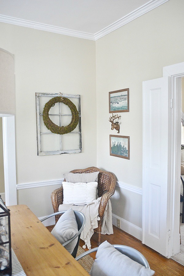 Lovely rustic neutral dining room - A great pin for dining room decor ideas! 
