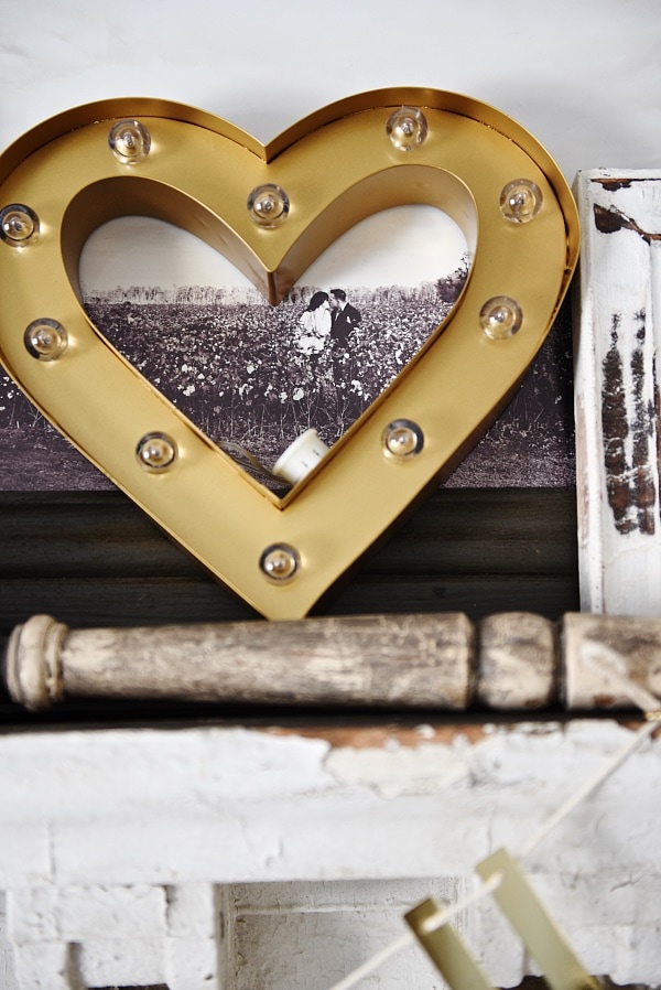 Cozy neutral cottage - valentines day bedroom decor- great neutral valentines day decor