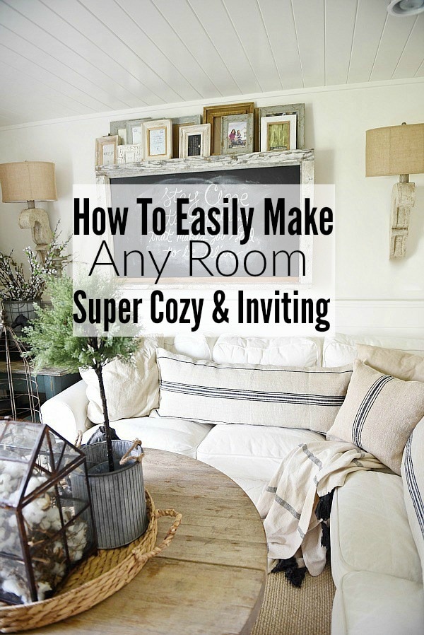 HOW TO MAKE ANY ROOM COZY