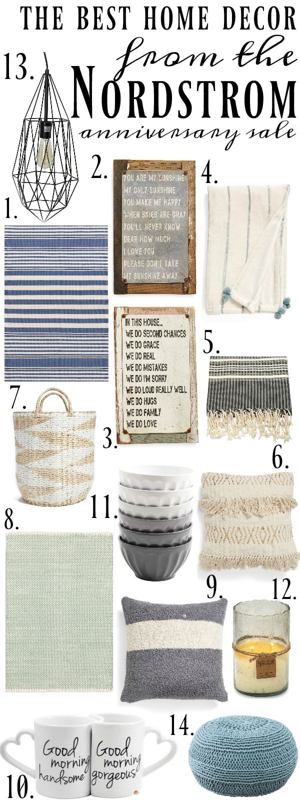 The Best Home decor from the Nordstrom Anniversary sale - Great farmhouse and cottage decor from nordstrom