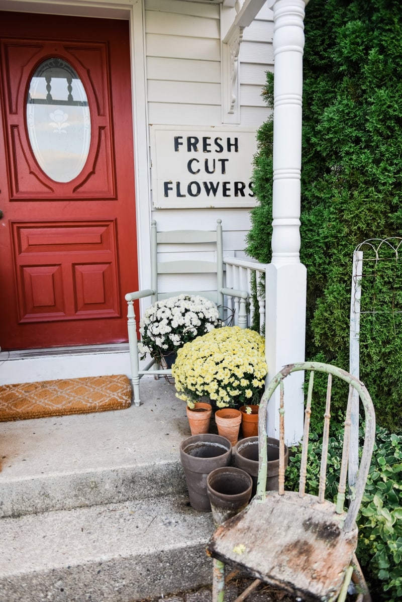 Liz Marie Blog Porch Fresh Cut Flowers Sign_0002