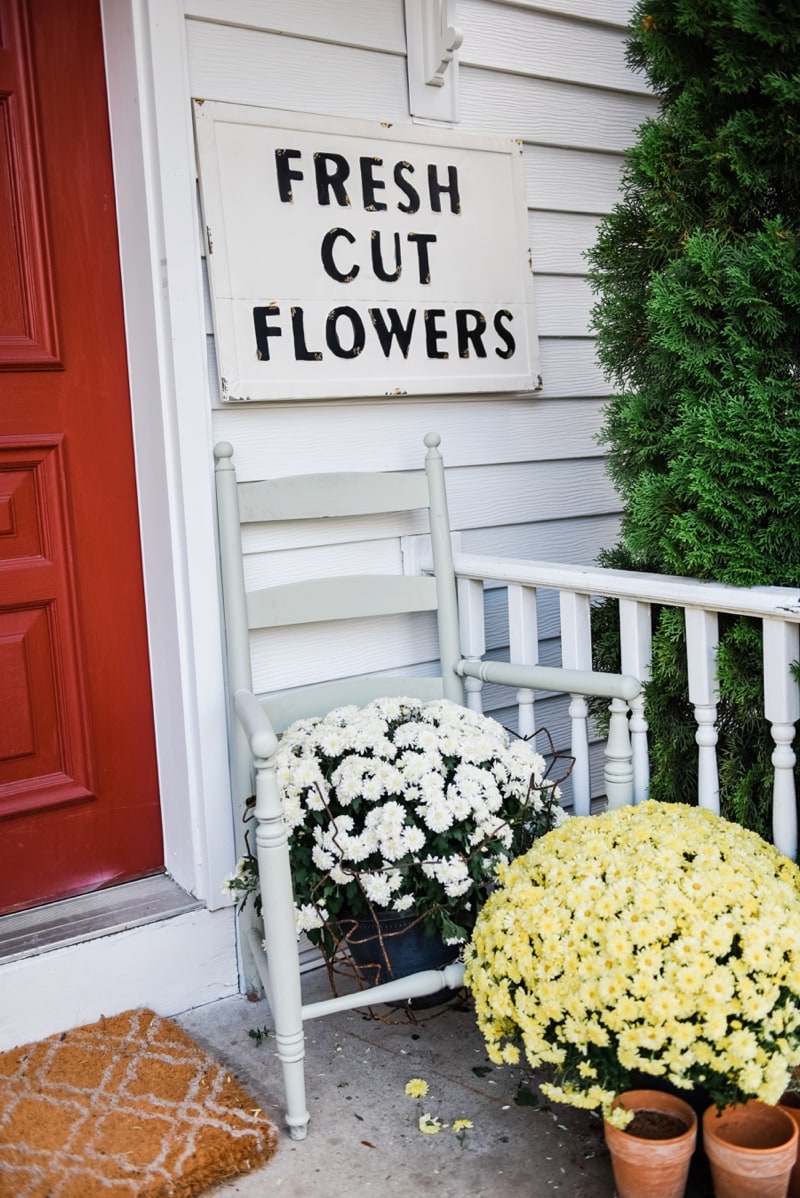 Liz Marie Blog Porch Fresh Cut Flowers Sign_0005
