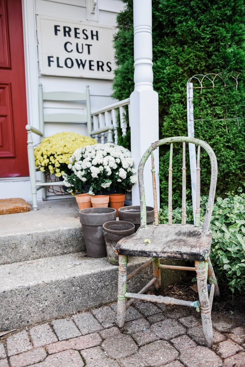 Liz Marie Blog Porch Fresh Cut Flowers Sign_0006