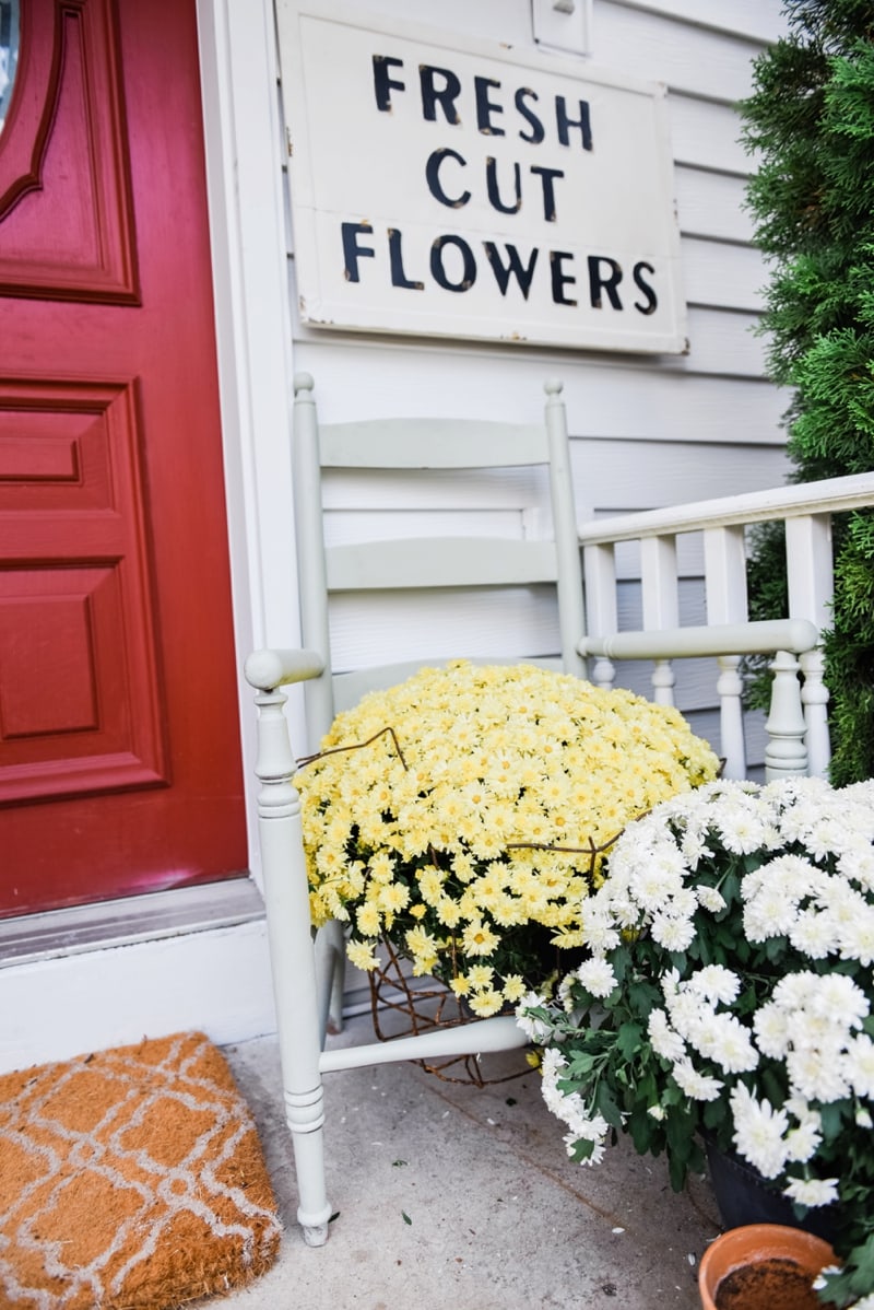 Liz Marie Blog Porch Fresh Cut Flowers Sign_0007