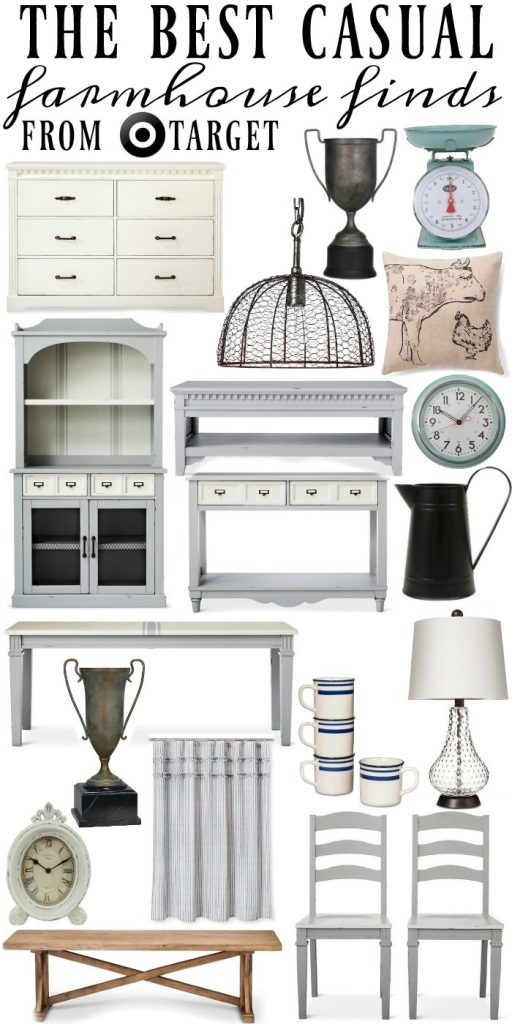 The best casual farmhouse finds from Target - A must pin for affordable  farmhouse decor! 