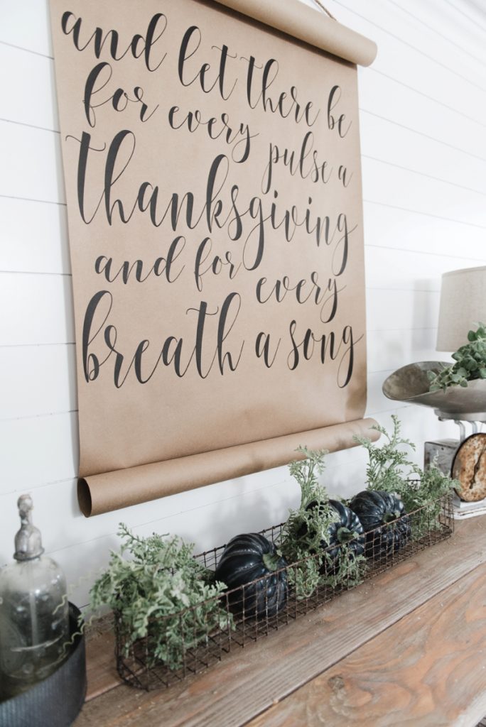 DIY Farmhouse Dining Room buffet - Could be a great TV console, sofa table, entryway table, kitchen island, & so much more! Great tutorial and farmhouse style decor inspiration! 