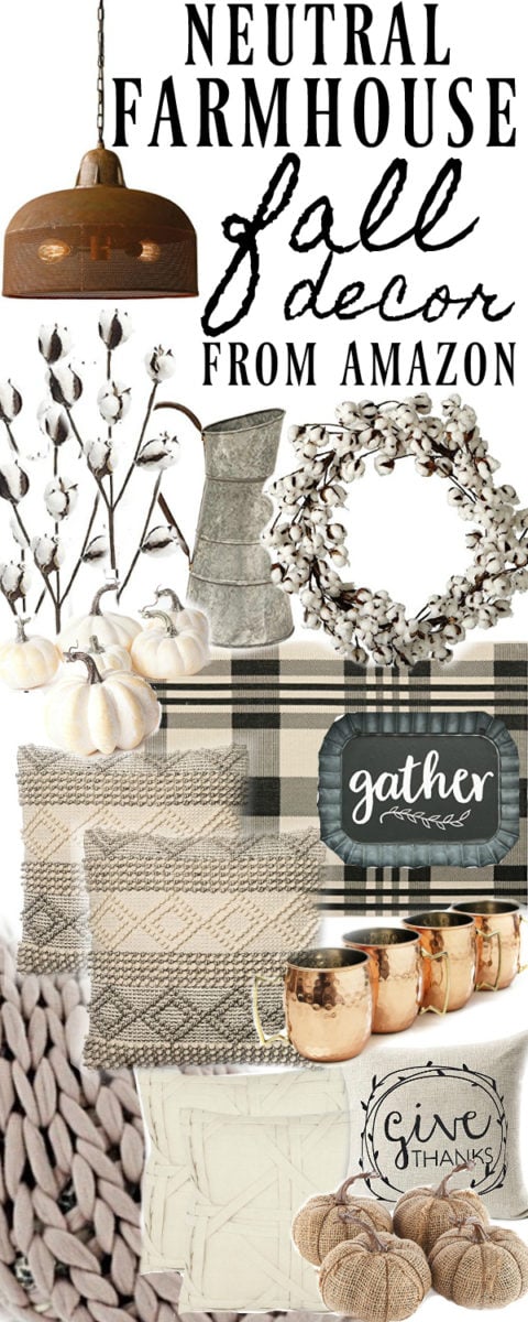 fall decor from amazon