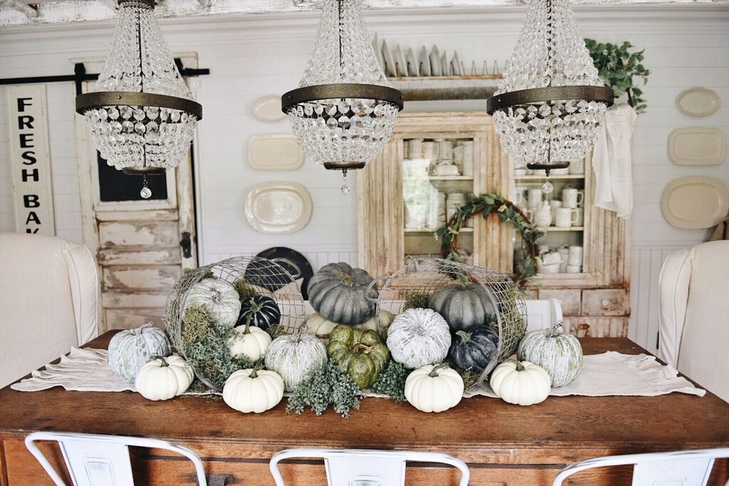 pumpkin centerpiece