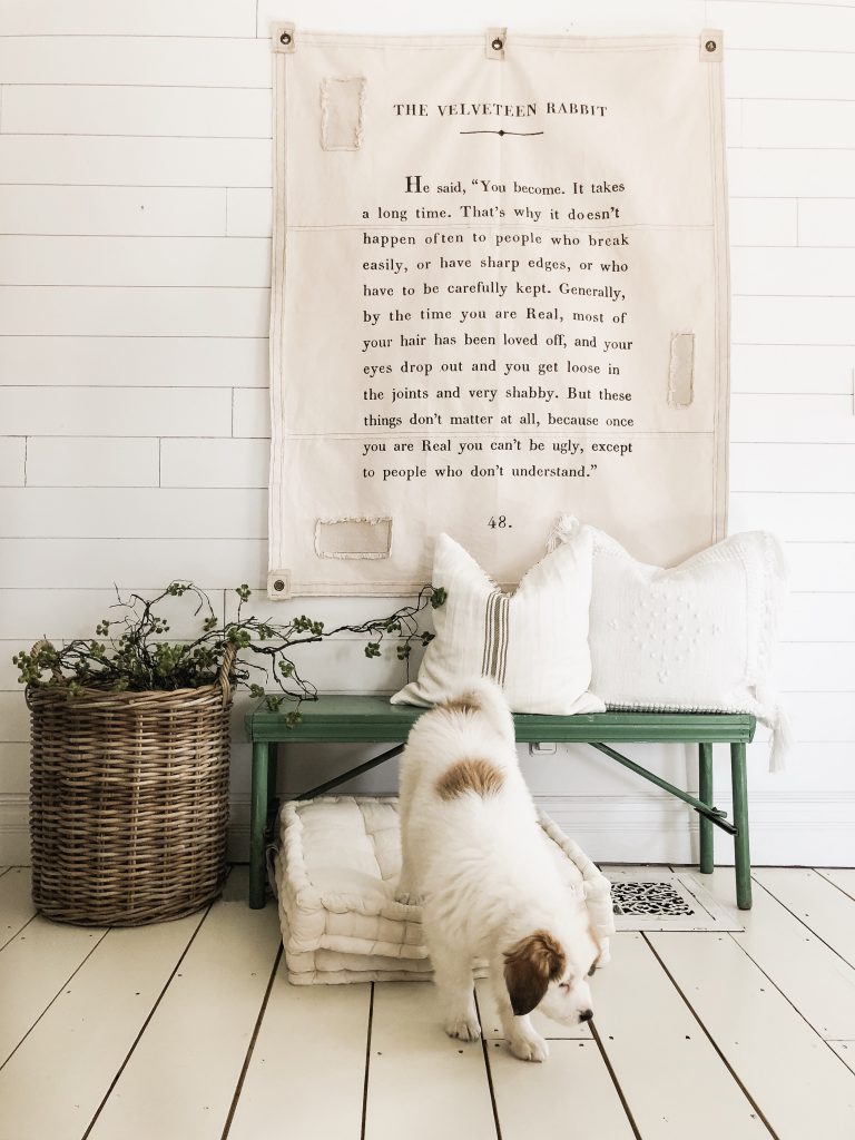 quote on cloth poster