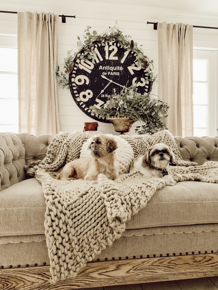 winter decor for the living room 