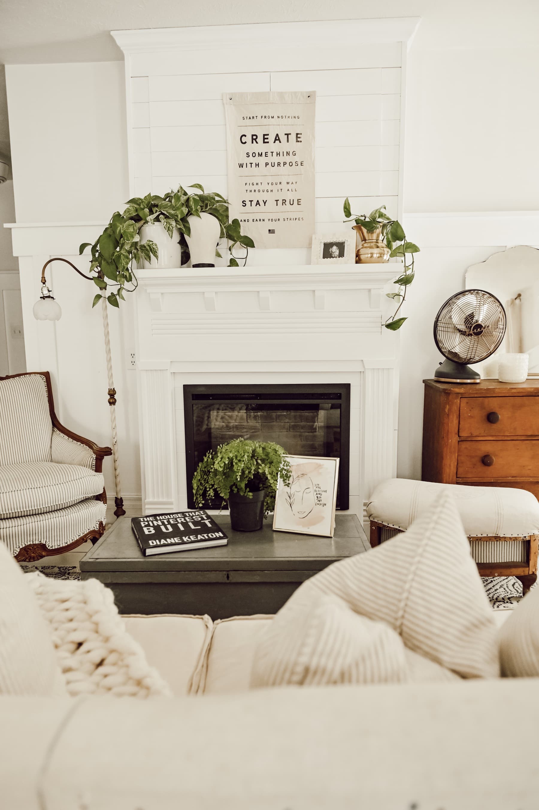 DIY Built In Electric Fireplace