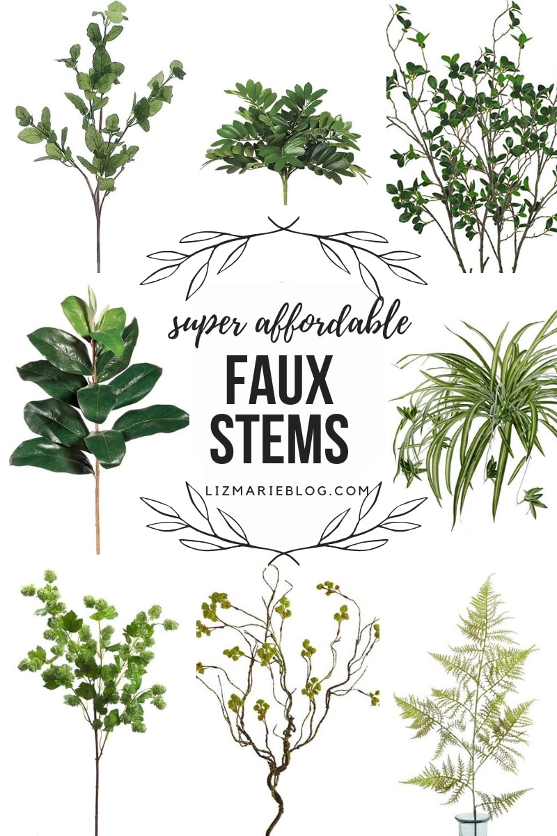 Affordable Faux Stems