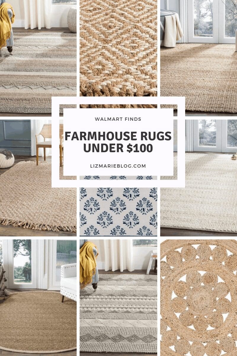 Farmhouse rugs under $100
