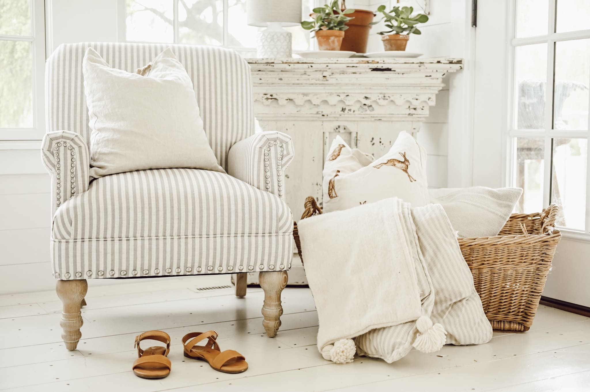 Cozy White Cottage Book