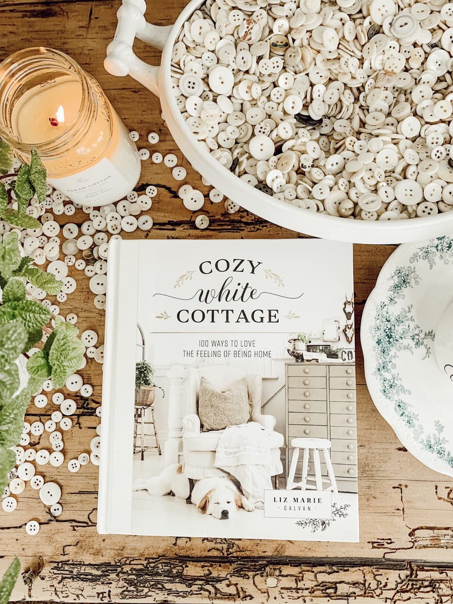 Cozy White Cottage Book by Liz Marie