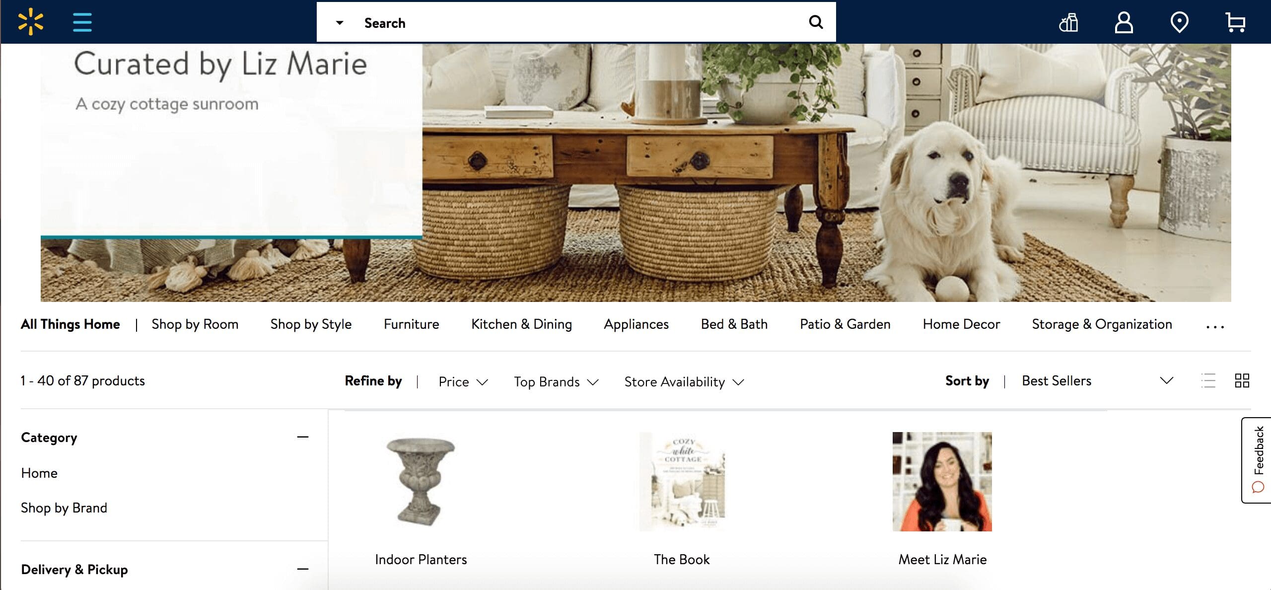 Liz Marie Curated with Walmart