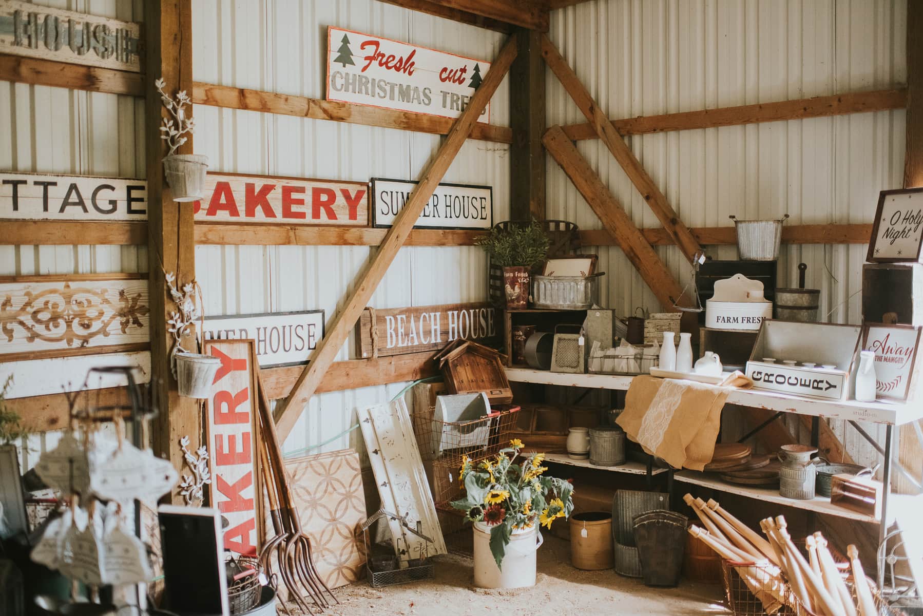 Signs from Vintage Market