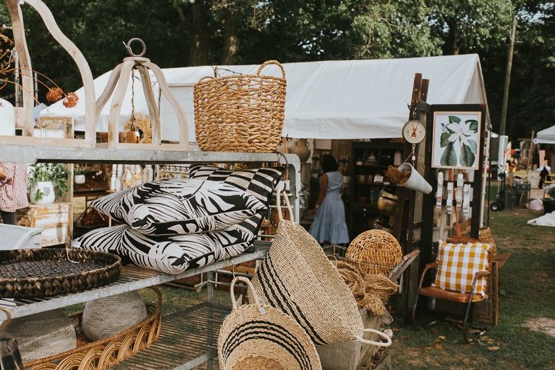 Wicker Baskets from Found Cottage Mercantile Market