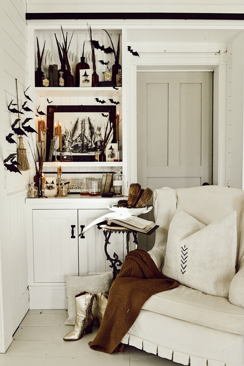 Cozy Witches Halloween Corner