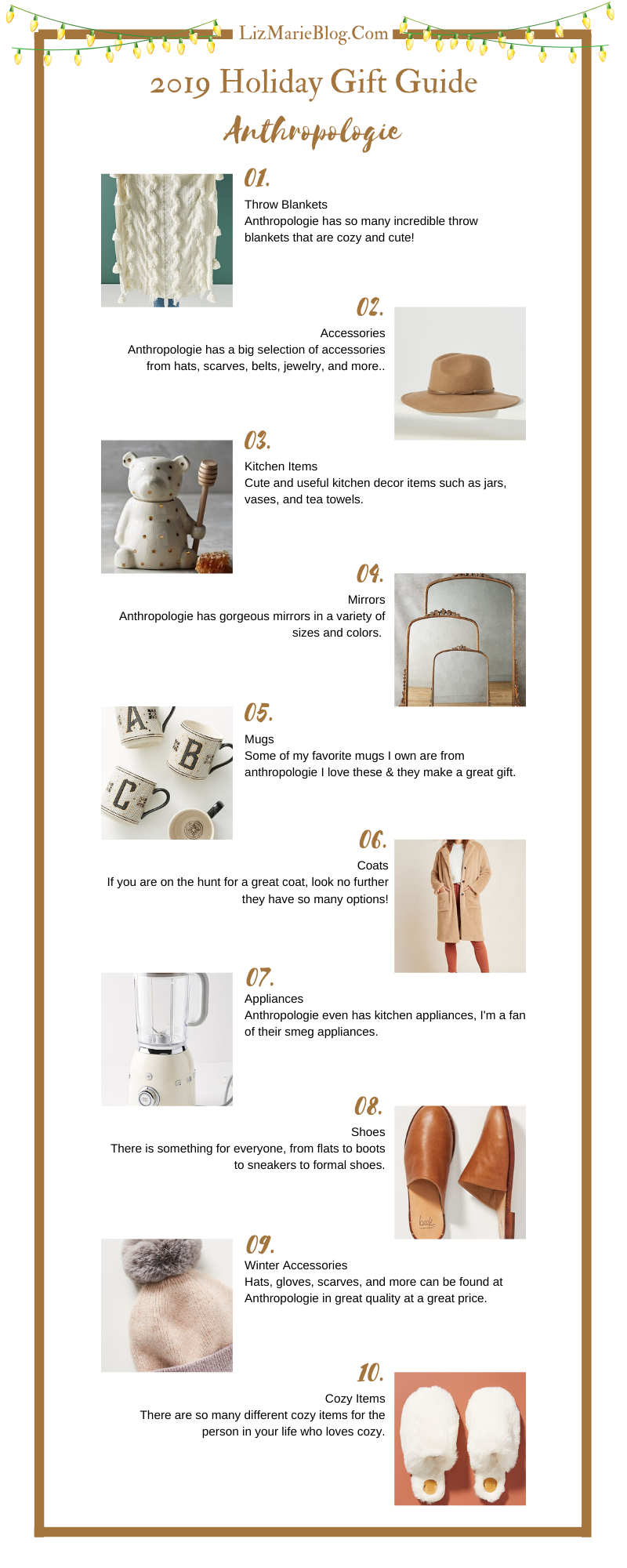 anthropologie gift guide