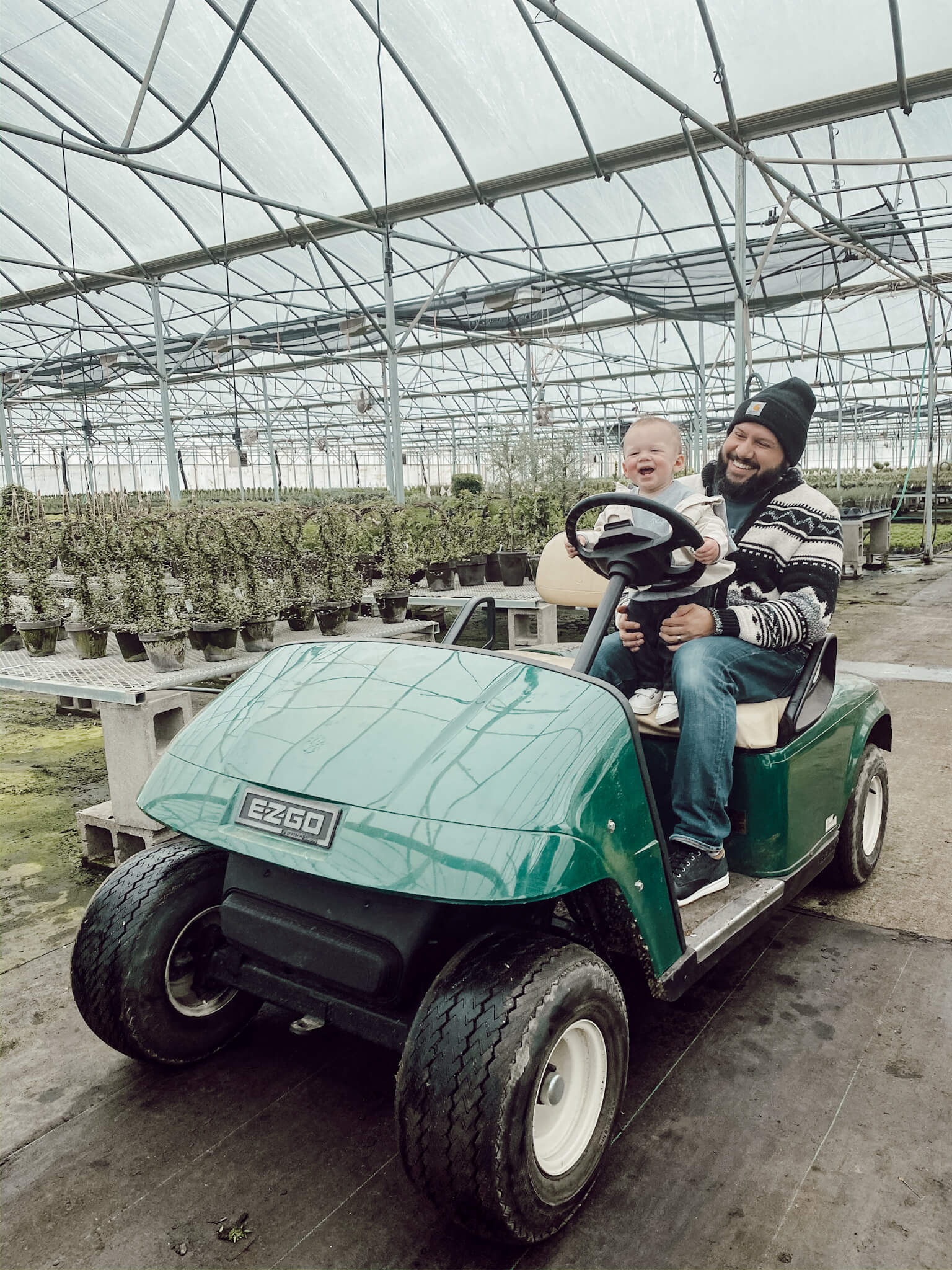 EZGO in a Greenhouse