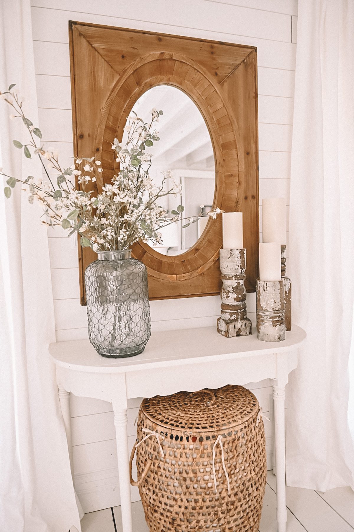 handmade candles from antique architectural pieces