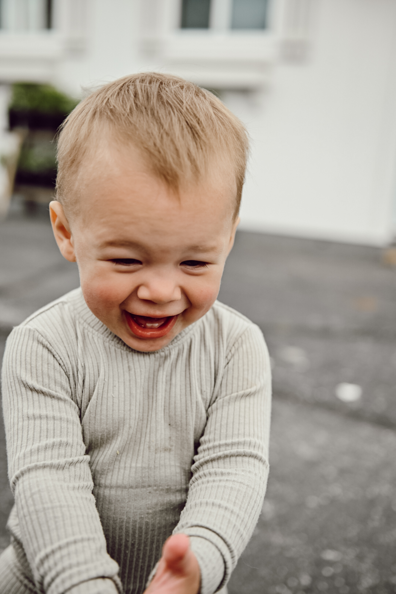 Close Portrait of Little Boy