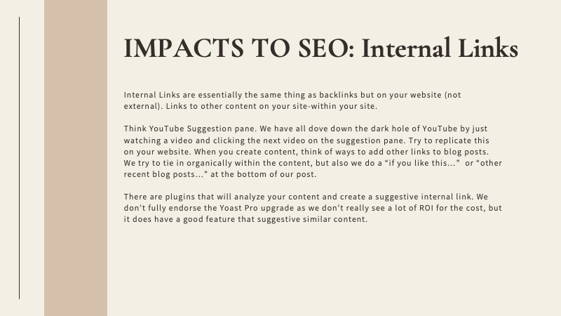 The deeper the better when it comes to your website. Internal linking is a great way to network like content from your own website