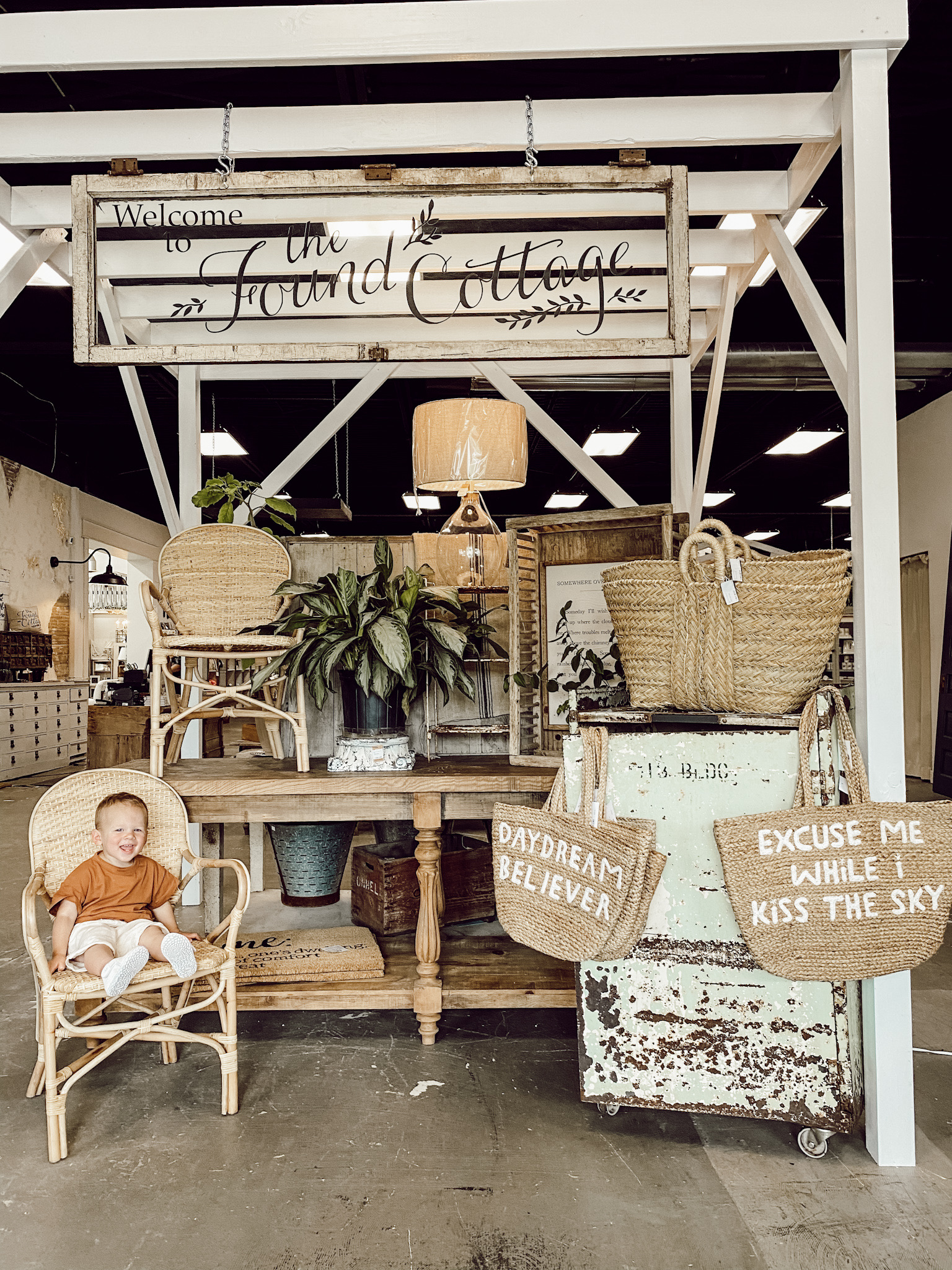 The Found Cottage Entrance in Hudsonville Michigan